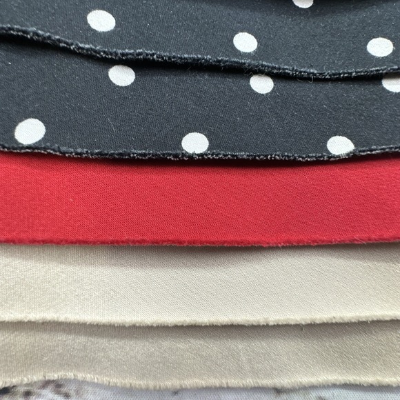 White House Black Market Polka Dot Tiered Ruffle Skirt Women Size 6 - Picture 2 of 6